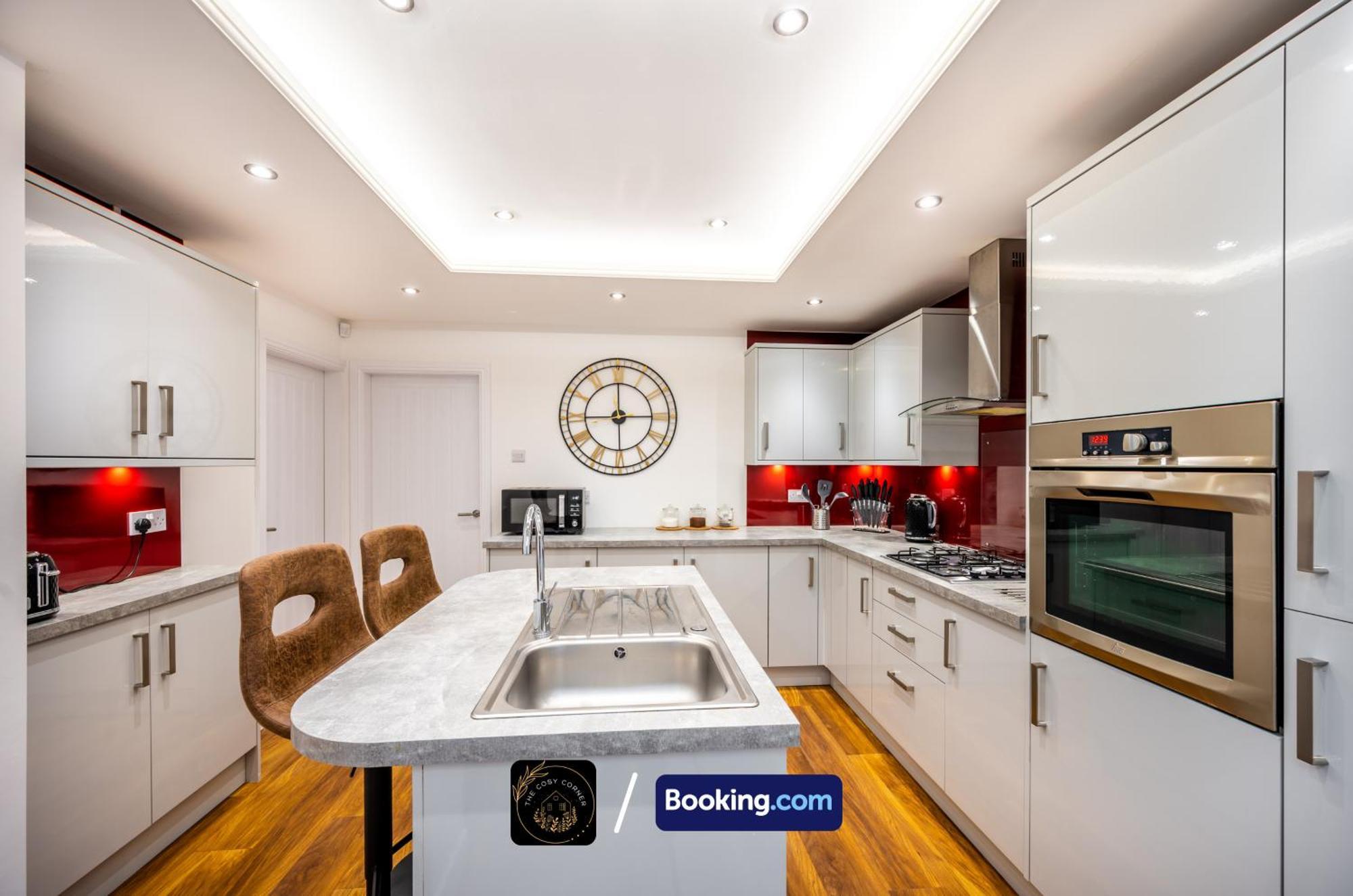 Apartmán Cosy 3-Bed House, Garden & Free Parking In Stretford Manchester Exteriér fotografie
