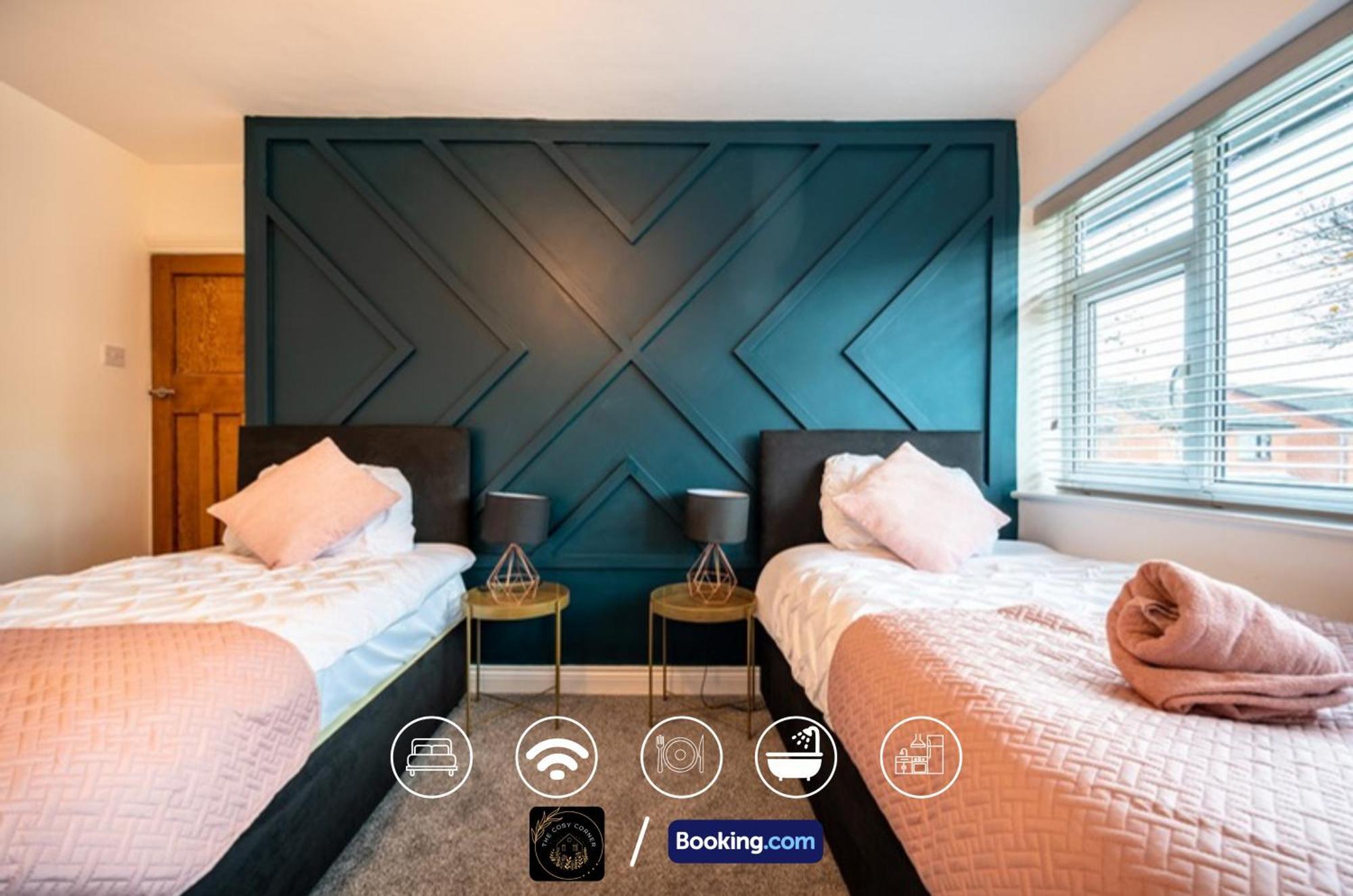 Apartmán Cosy 3-Bed House, Garden & Free Parking In Stretford Manchester Exteriér fotografie